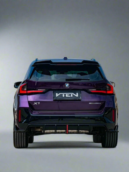 VTEN - BMW X1 / IX1 U11 2023+ PP GLOSS BLACK LED REAR DIFFUSER - Aero Carbon UK