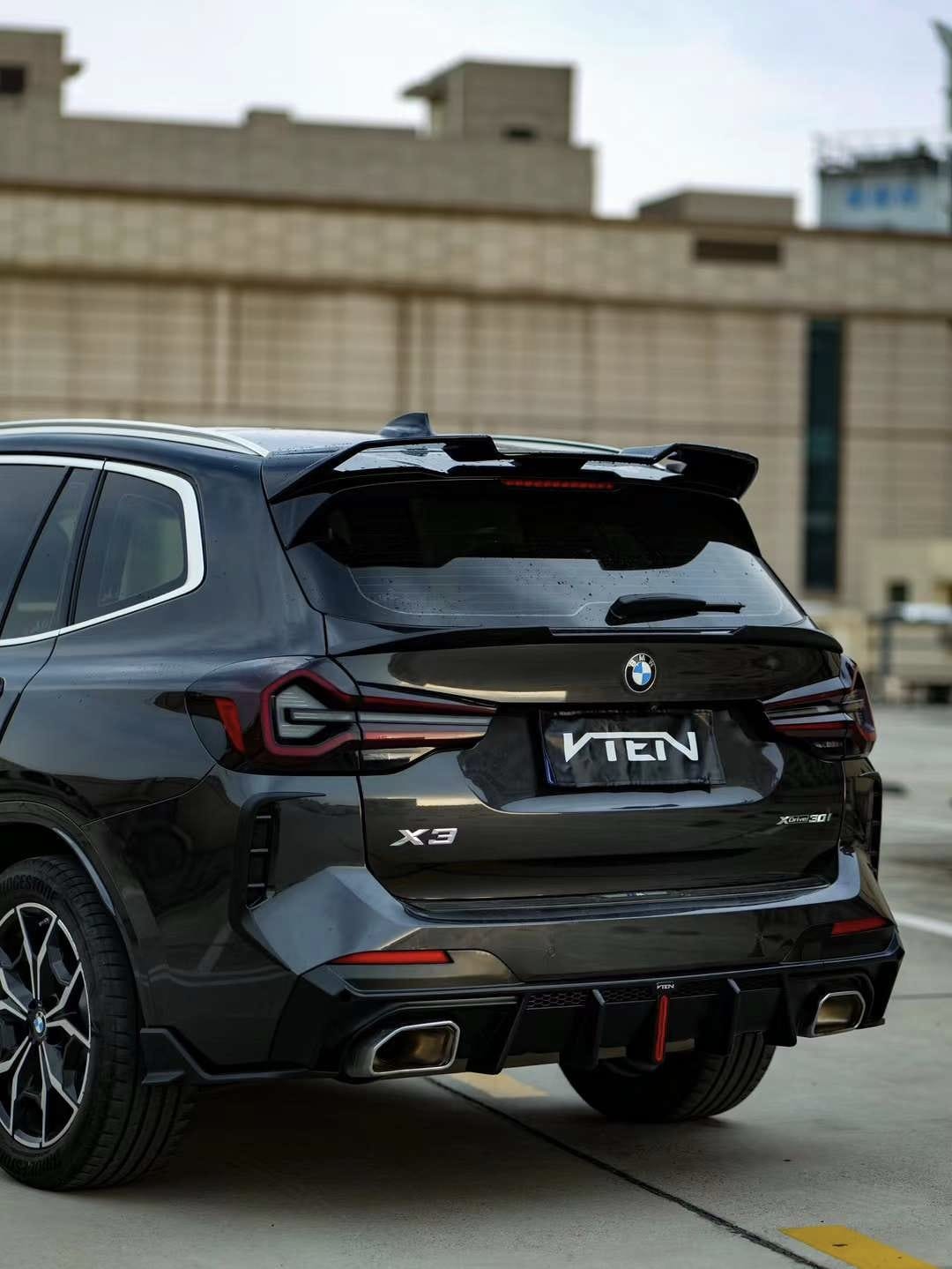 VTEN - BMW X3 G01 LCI 2022+ PP GLOSS BLACK FULL BODY KIT BUNDLE - Aero Carbon UK
