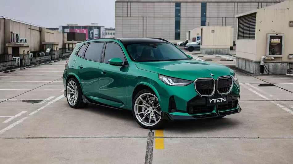 VTEN - BMW X3 G45 2025+ PP GLOSS BLACK SIDE SKIRTS - Aero Carbon UK