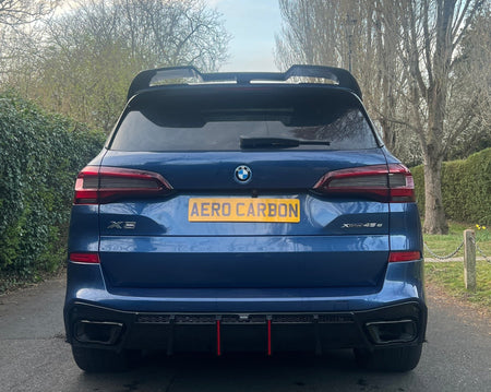 VTEN - BMW X5 G05 GLOSS BLACK LED REAR DIFFUSER - Aero Carbon UK