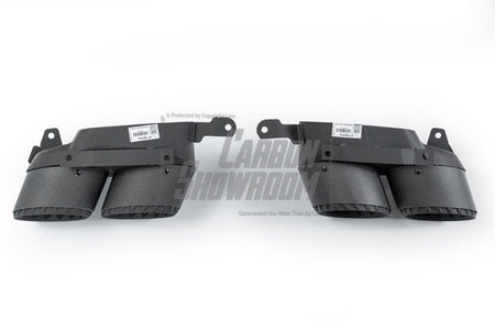 VTEN - BMW X5 G05 M50i / XDRIVE40i / SDRIVE40i 2019+ GLOSS BLACK STAINLESS STEEL EXHAUST TIPS - Aero Carbon UK