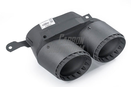 VTEN - BMW X5 G05 M50i / XDRIVE40i / SDRIVE40i 2019+ GLOSS BLACK STAINLESS STEEL EXHAUST TIPS - Aero Carbon UK