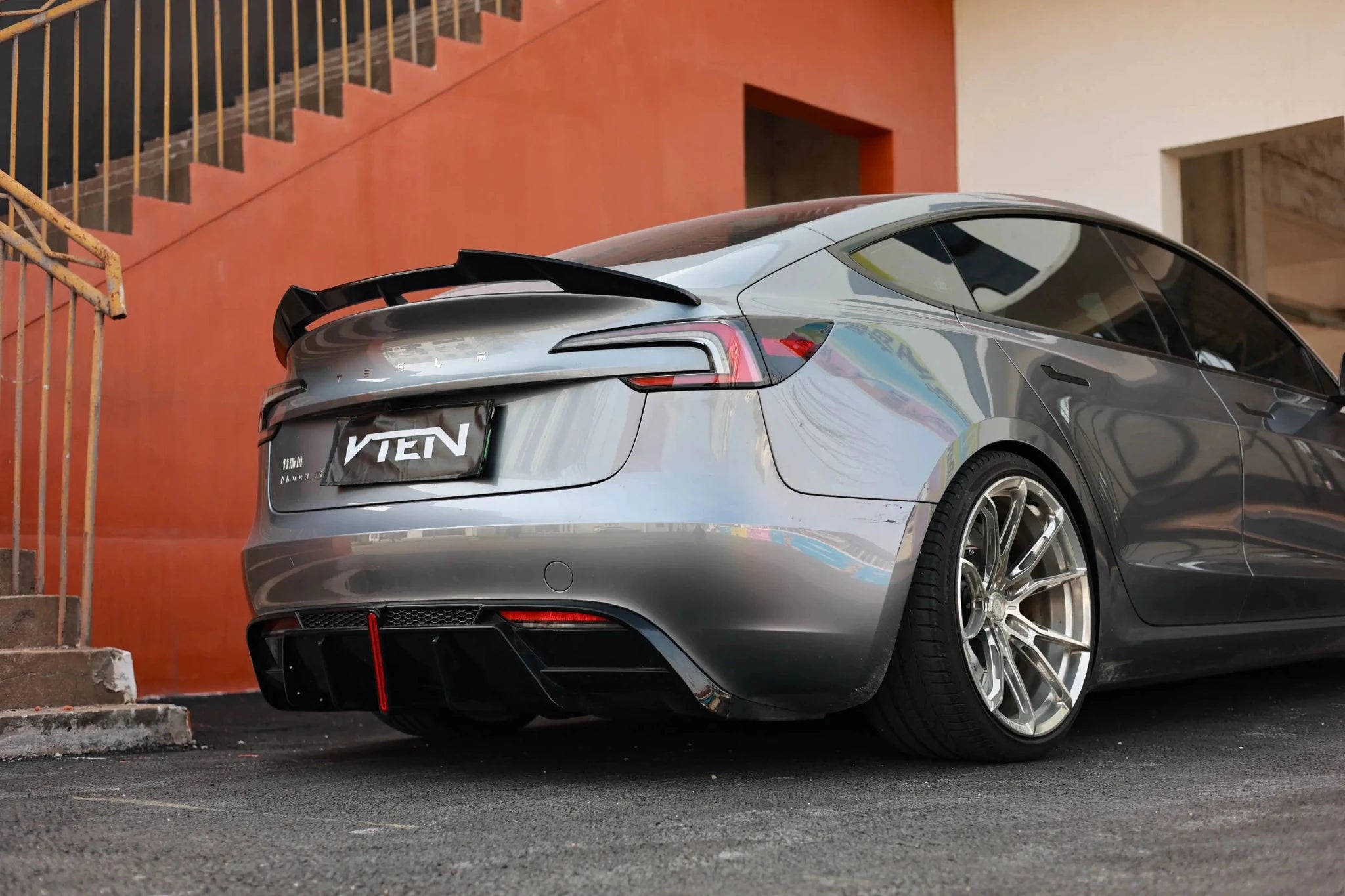 VTEN - TESLA MODEL 3 HIGHLAND 2023+ ABS REAR SPOILER - Aero Carbon UK