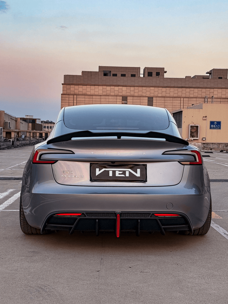 VTEN - TESLA MODEL 3 HIGHLAND 2023+ ABS REAR SPOILER - Aero Carbon UK
