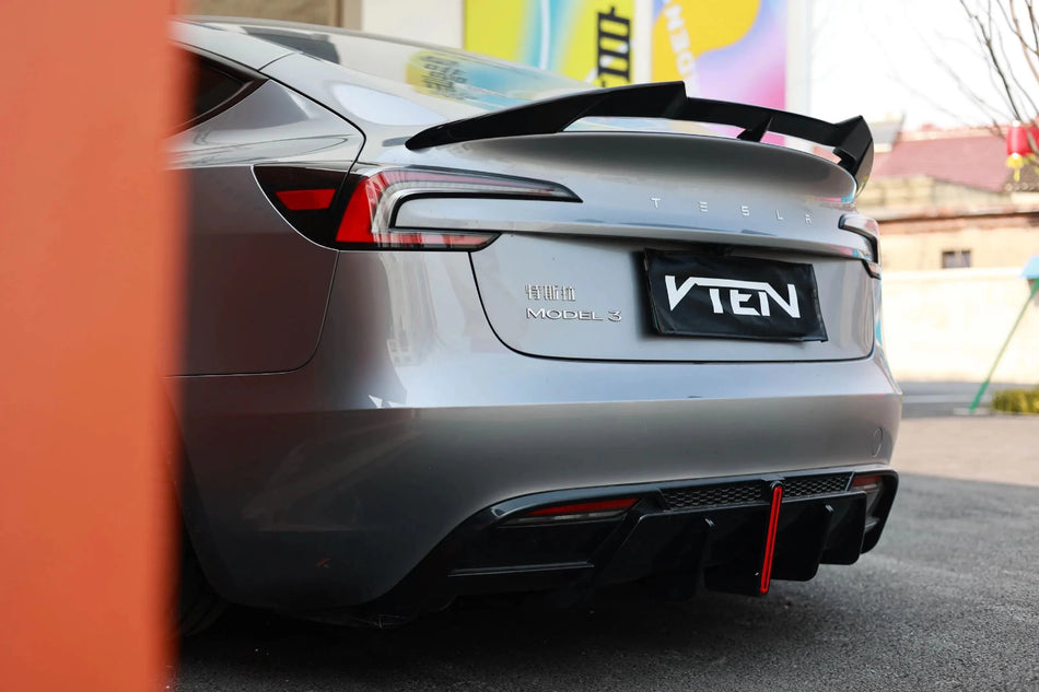 VTEN - TESLA MODEL 3 HIGHLAND 2023+ ABS REAR SPOILER - Aero Carbon UK