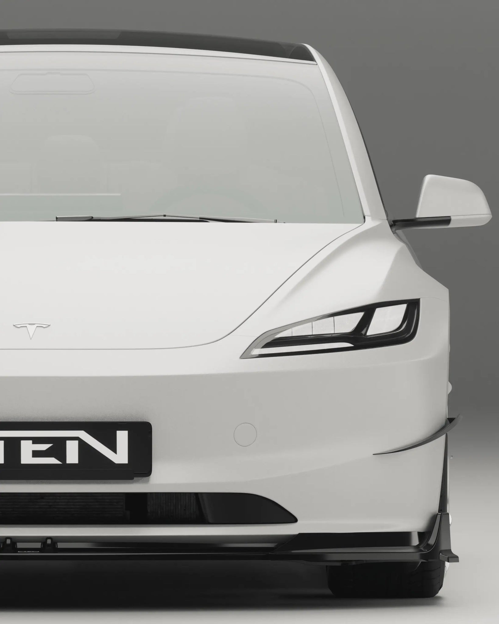 VTEN - TESLA MODEL 3 HIGHLAND 2023+ PP FRONT LIP - Aero Carbon UK