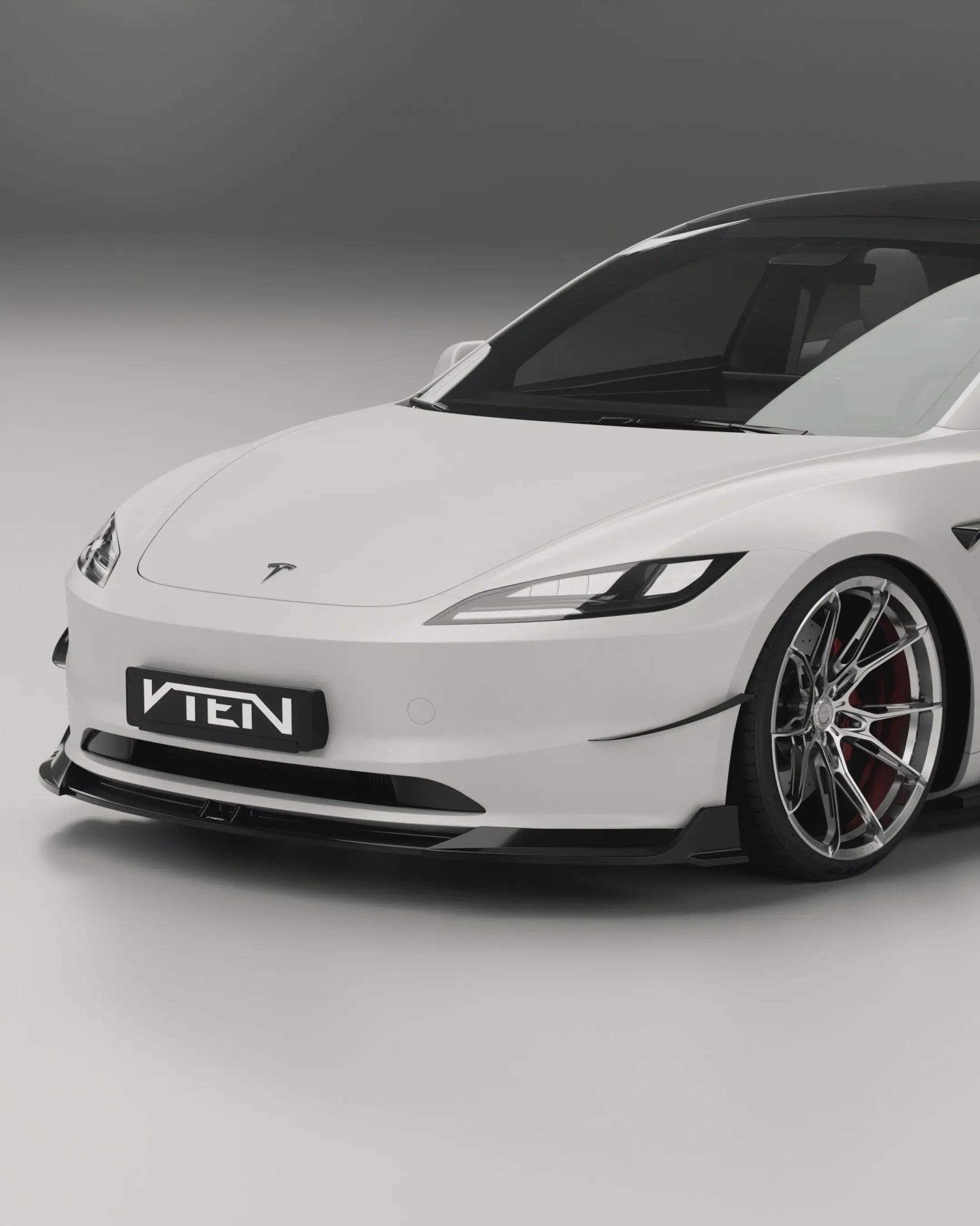 VTEN - TESLA MODEL 3 HIGHLAND 2023+ PP FRONT LIP - Aero Carbon UK