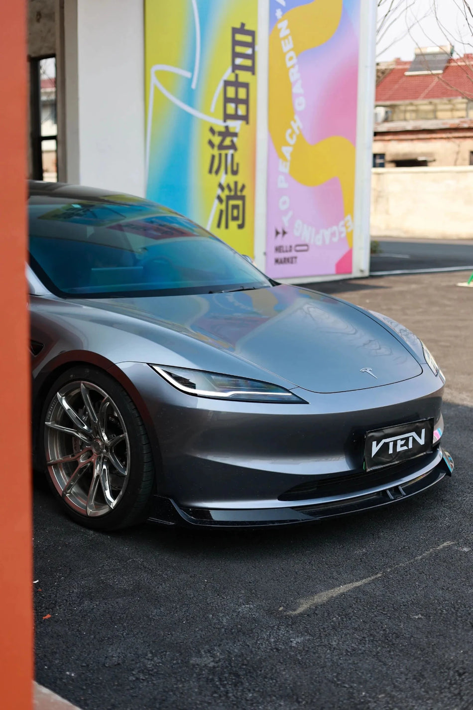 VTEN - TESLA MODEL 3 HIGHLAND 2023+ PP FRONT LIP - Aero Carbon UK