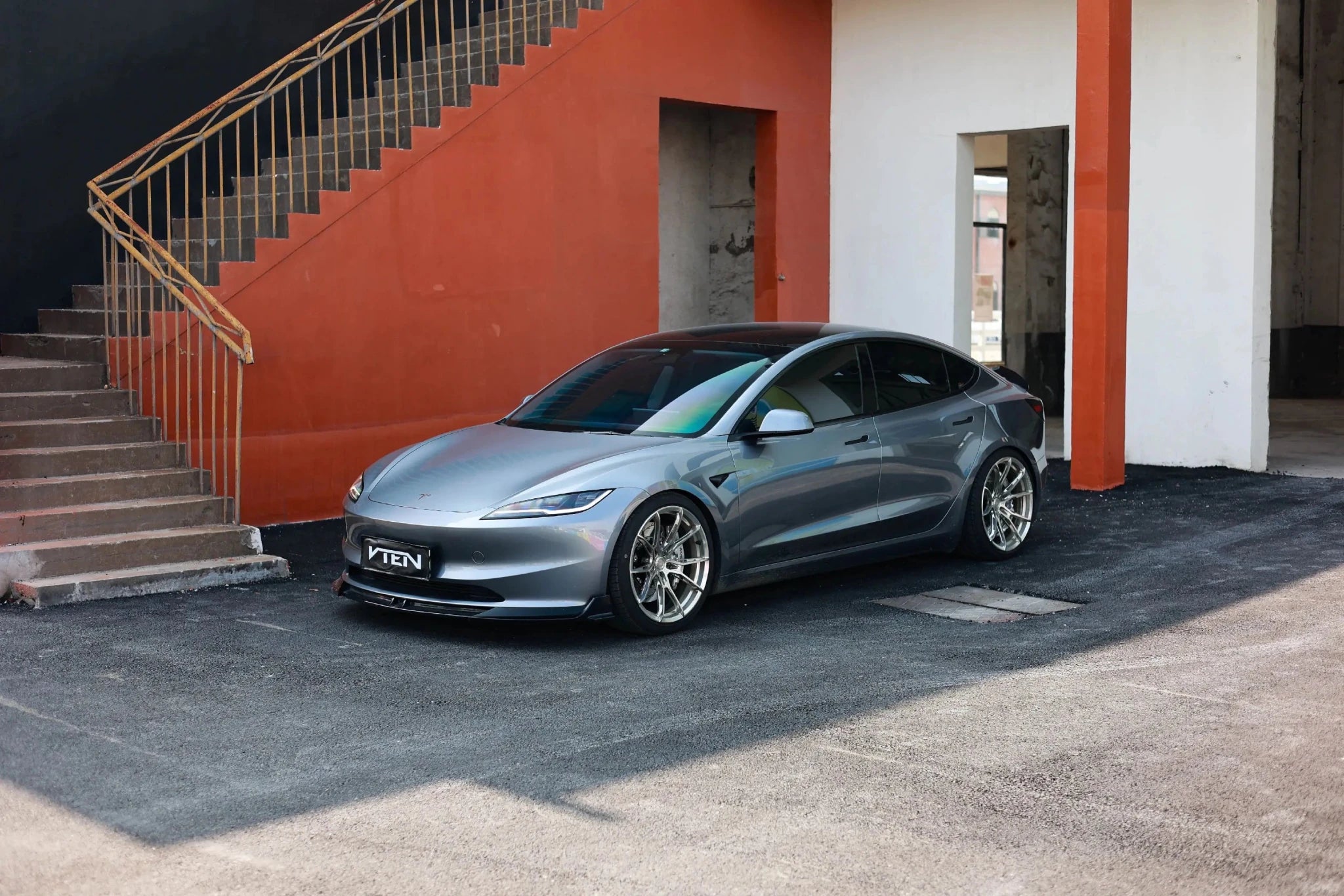 VTEN - TESLA MODEL 3 HIGHLAND 2023+ PP FRONT LIP - Aero Carbon UK