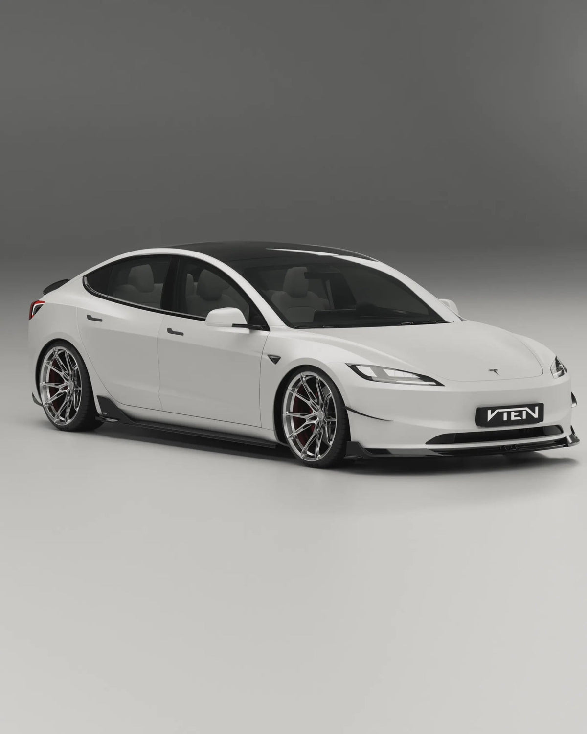 VTEN - TESLA MODEL 3 HIGHLAND 2023+ PP FRONT LIP - Aero Carbon UK