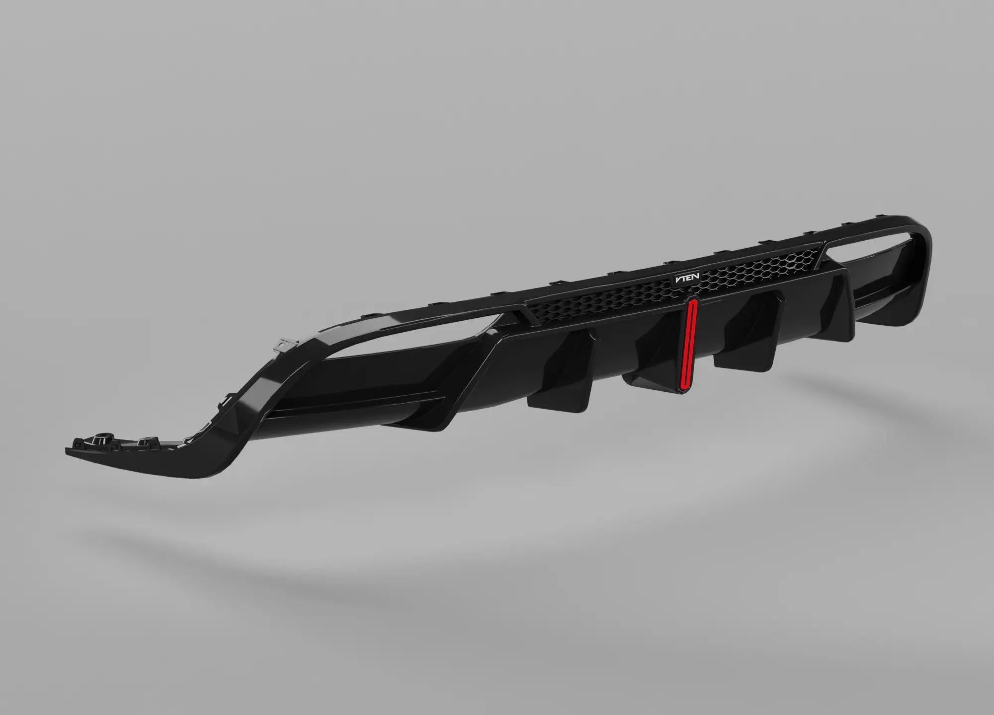 VTEN - TESLA MODEL 3 HIGHLAND 2023+ PP REAR LED DIFFUSER - Aero Carbon UK