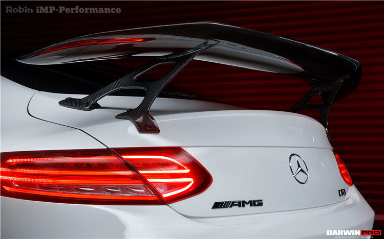 DARWINPRO - MERCEDES BENZ W205 C63 & S AMG COUPE 2015 - 2021 CARBON FIBER IMP STYLE SPOILER - Aero Carbon UK