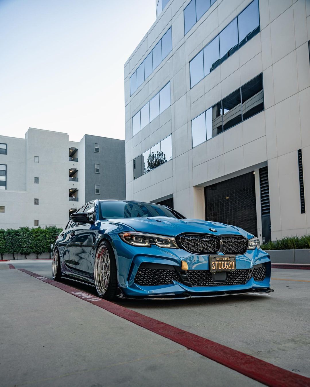 YOFER - BMW 3 SERIES G20 PP FRONT BUMPER WITH FRONT LIP - Aero Carbon UK