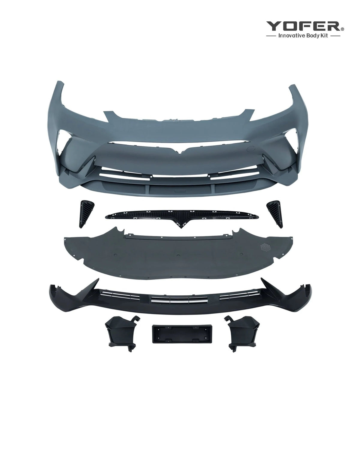 YOFER - TESLA MODEL 3 HIGHLAND 2024+ MAX PP FRONT BUMPER - Aero Carbon UK