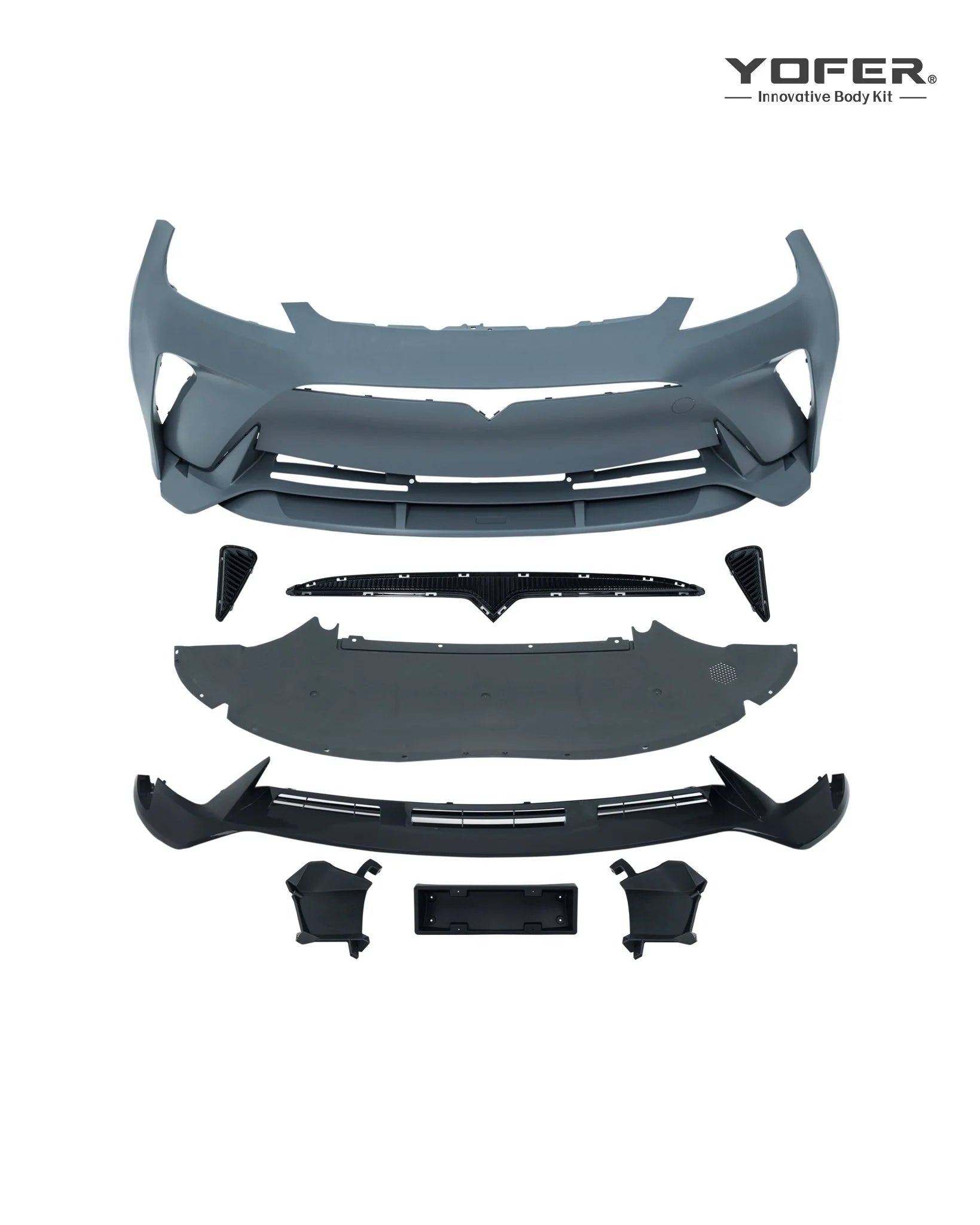 YOFER - TESLA MODEL 3 HIGHLAND 2024+ MAX PP FRONT BUMPER - Aero Carbon UK