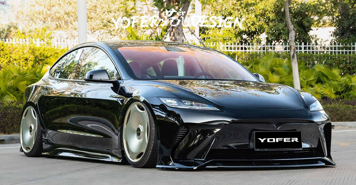 YOFER - TESLA MODEL 3 HIGHLAND 2024+ MAX PP FRONT BUMPER - Aero Carbon UK