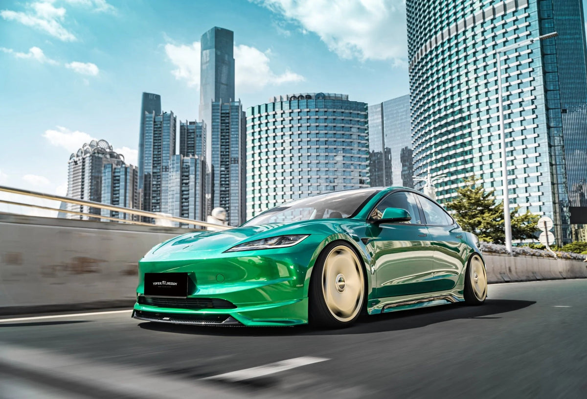 YOFER - TESLA MODEL 3 HIGHLAND 2024+ PP FRONT LIP - Aero Carbon UK