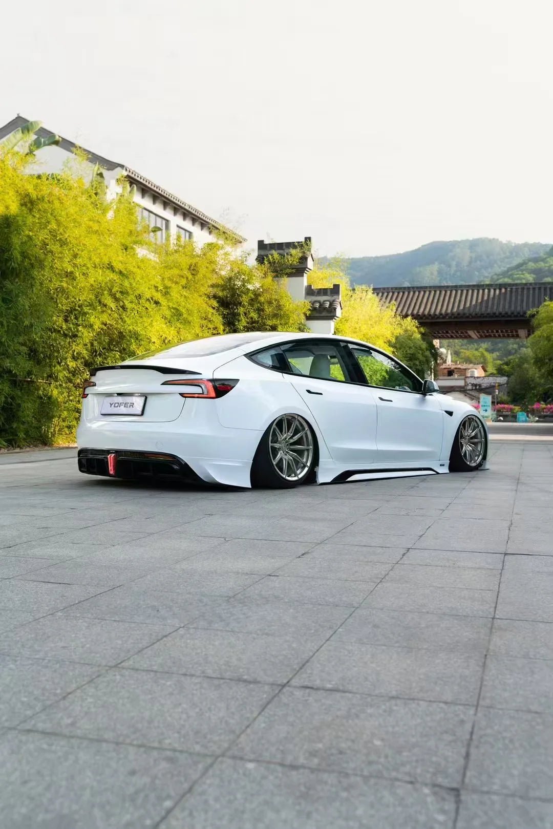 YOFER - TESLA MODEL 3 HIGHLAND 2024+ PP REAR DIFFUSER - Aero Carbon UK