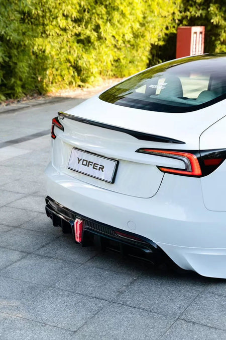 YOFER - TESLA MODEL 3 HIGHLAND 2024+ PP REAR DIFFUSER - Aero Carbon UK