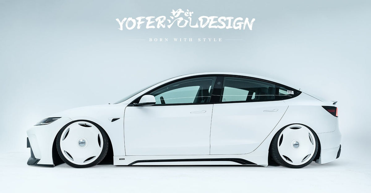 YOFER - TESLA MODEL 3 HIGHLAND 2024+ PP SIDE SKIRTS - Aero Carbon UK