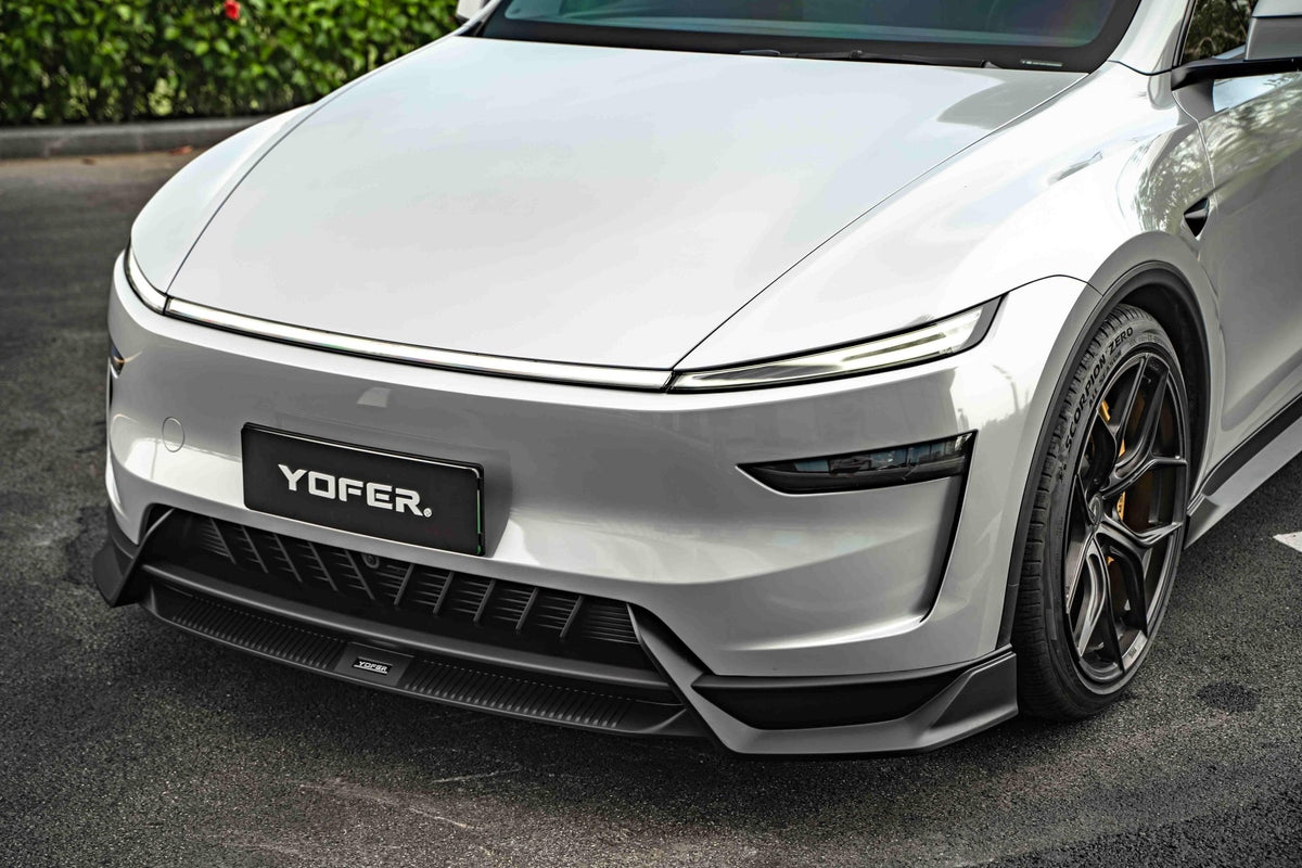 YOFER - TESLA MODEL Y JUNIPER REFRESH 2025+ FRP FRONT LIP - Aero Carbon UK