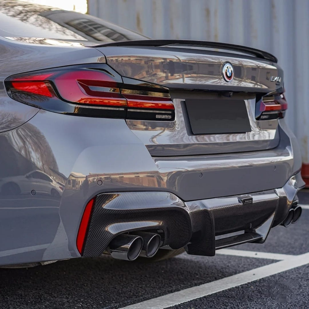 ACHEN CYBE - BMW 5 SERIES G30 LCI DRY CARBON FIBRE REAR DIFFUSER – Aero ...
