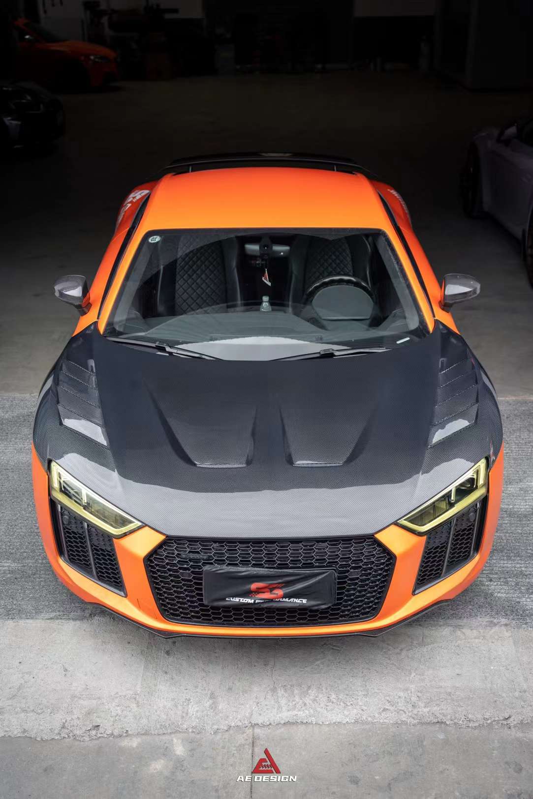 AE DESIGN - AUDI R8 DRY CARBON FIBRE FRONT BONNET HOOD – Aero Carbon UK