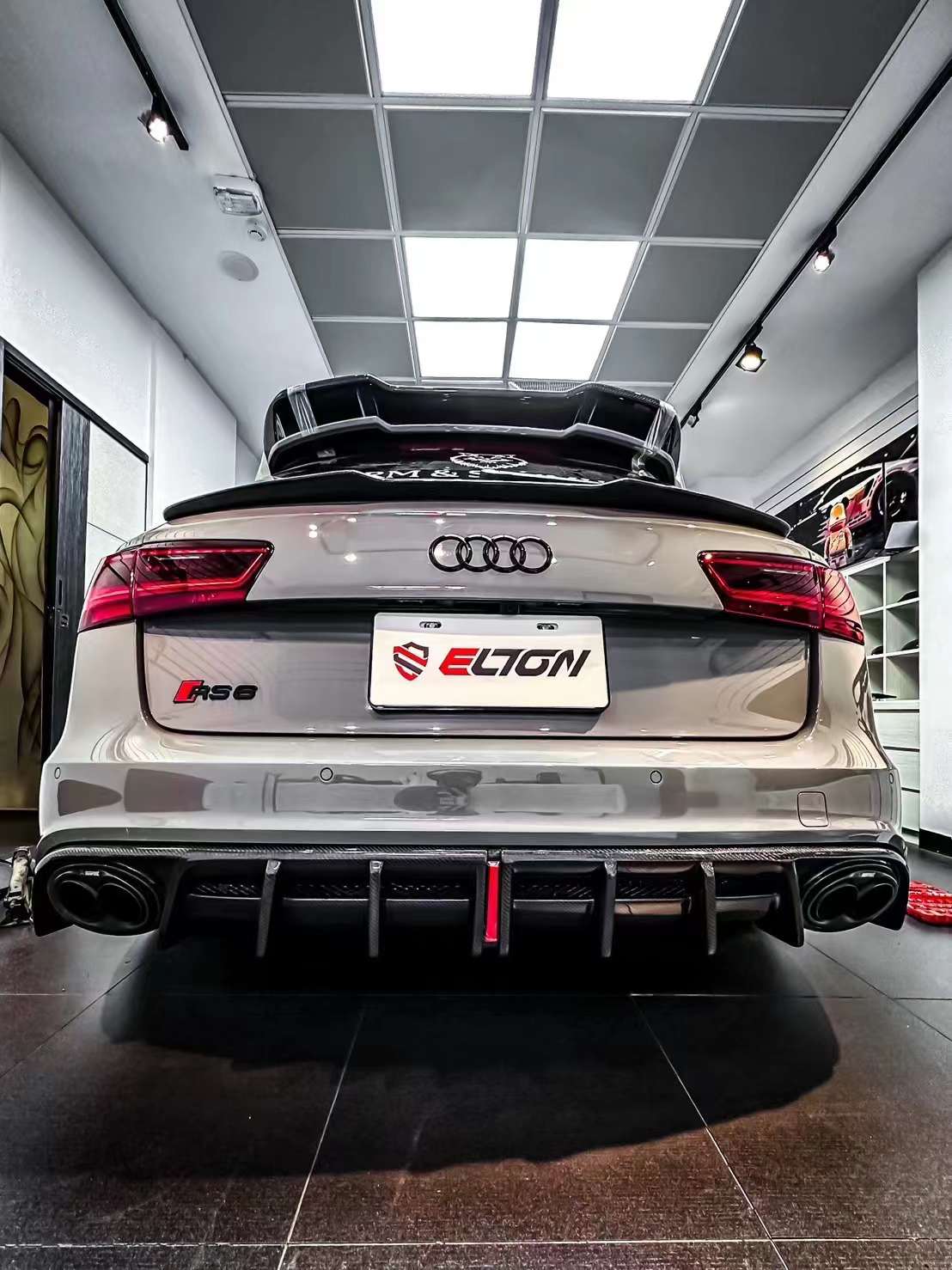 AE DESIGN - AUDI RS6 C7.5 CARBON FIBRE REAR DIFFUSER – Aero Carbon UK