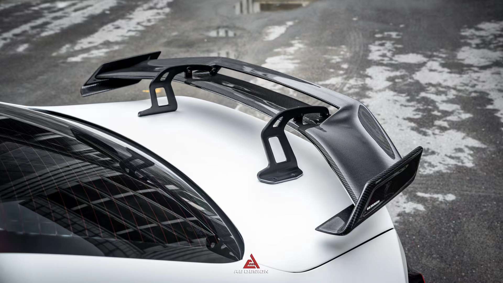 AE DESIGN - BMW M2 G87 DRY CARBON FIBRE WING SPOILER - Aero Carbon UK