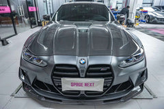 AE DESIGN - BMW M3 G80 / M4 G82 DRY CARBON FIBRE FRONT LIP V2 - Aero Carbon UK