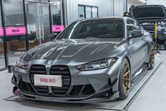 AE DESIGN - BMW M3 G80 / M4 G82 DRY CARBON FIBRE FRONT LIP V2 - Aero Carbon UK