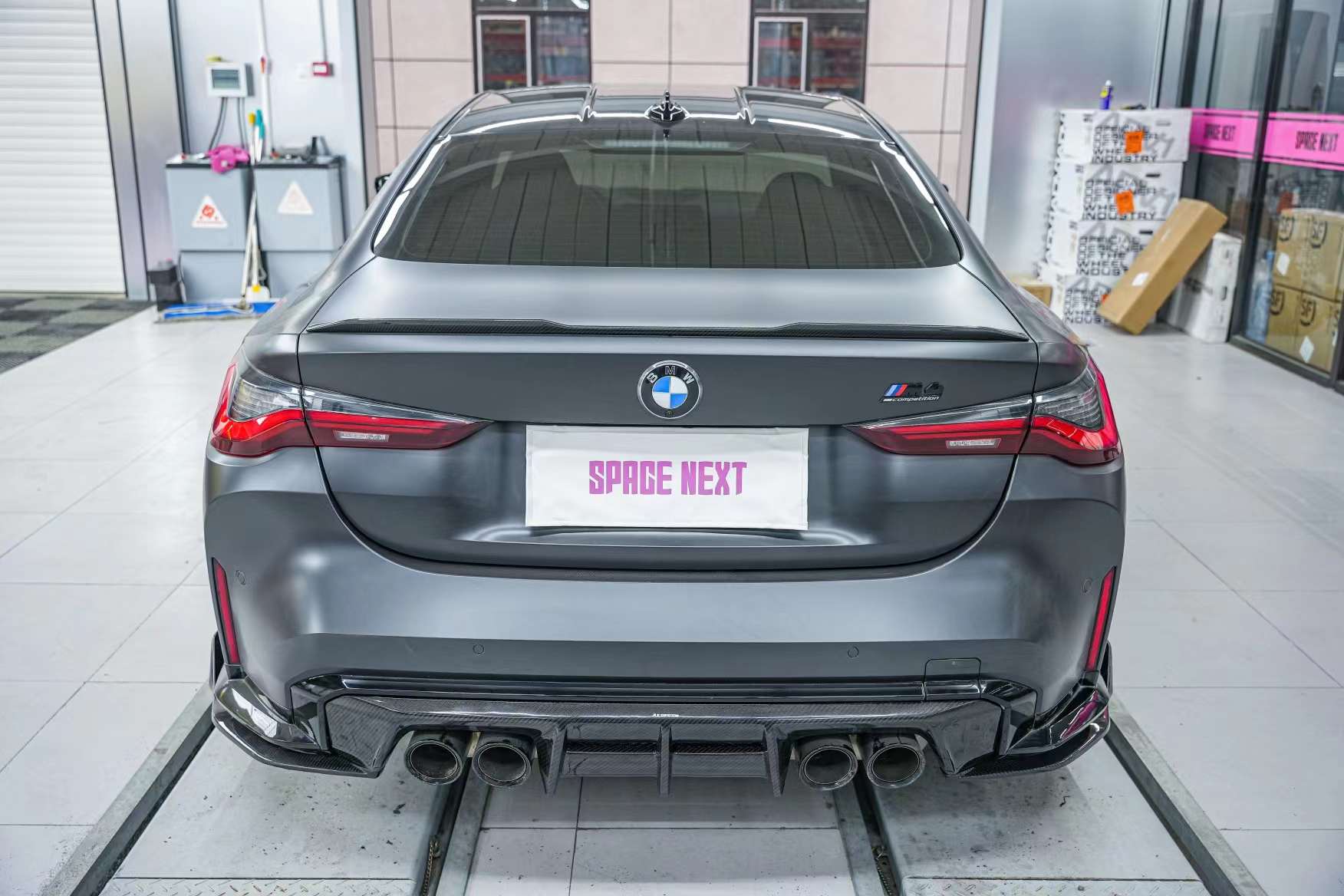 AE DESIGN - BMW M3 G80 / M4 G82 DRY CARBON FIBRE REAR DIFFUSER V2 ...