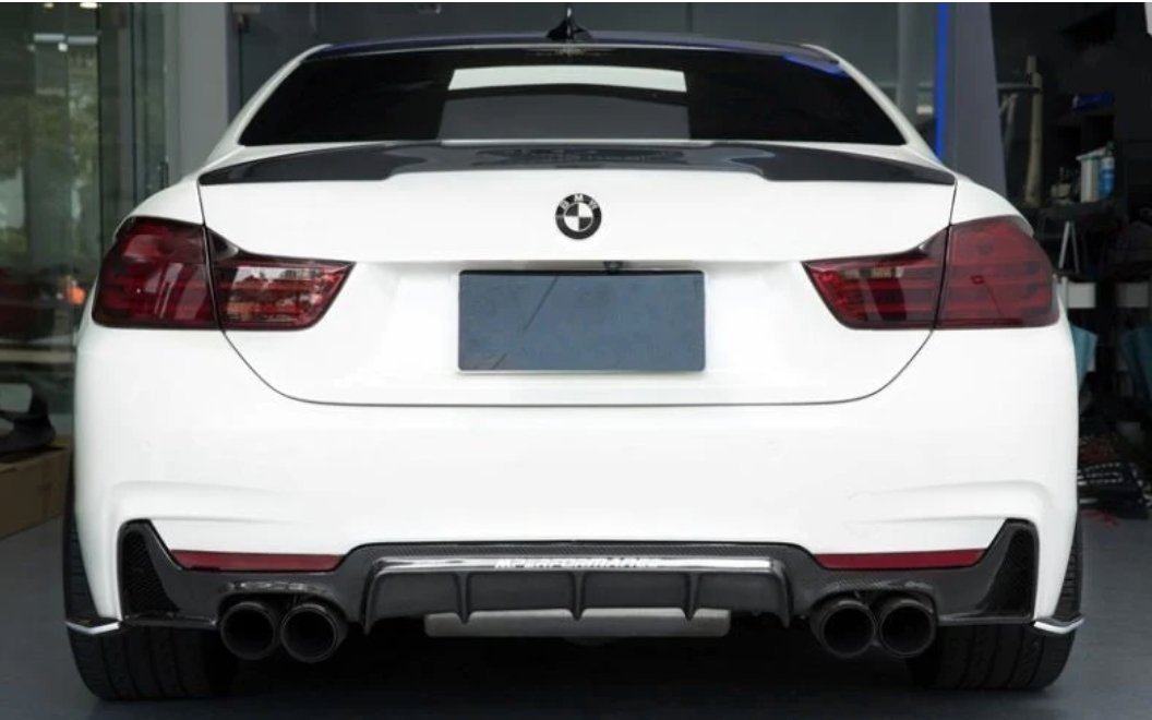 AERO CARBON - 4 SERIES M4 F32 F82 M PERFORMANCE CARBON FIBRE SPOILER - Aero Carbon UK