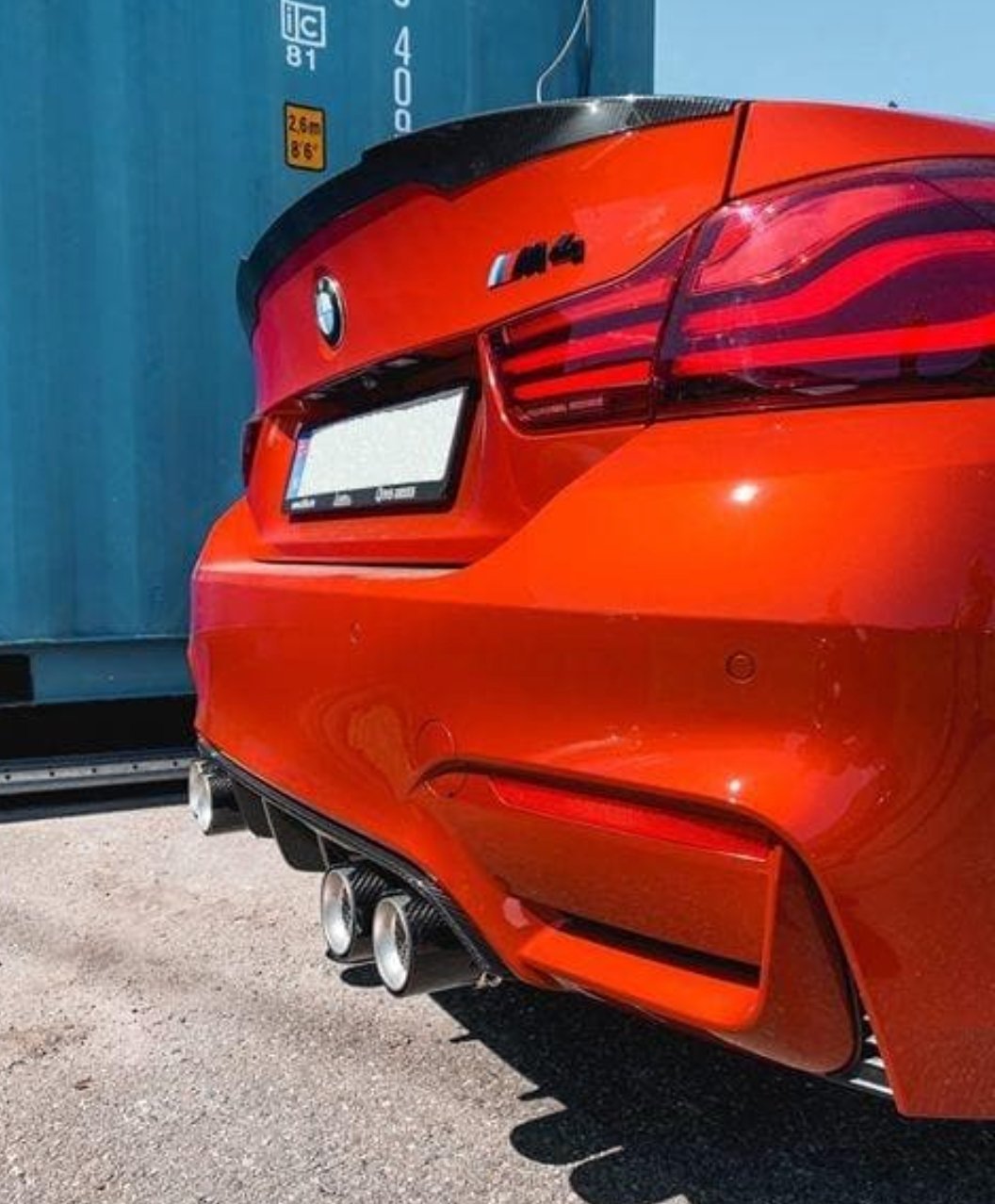 AERO CARBON - 4 SERIES M4 F32 F82 M PERFORMANCE CARBON FIBRE SPOILER - Aero Carbon UK