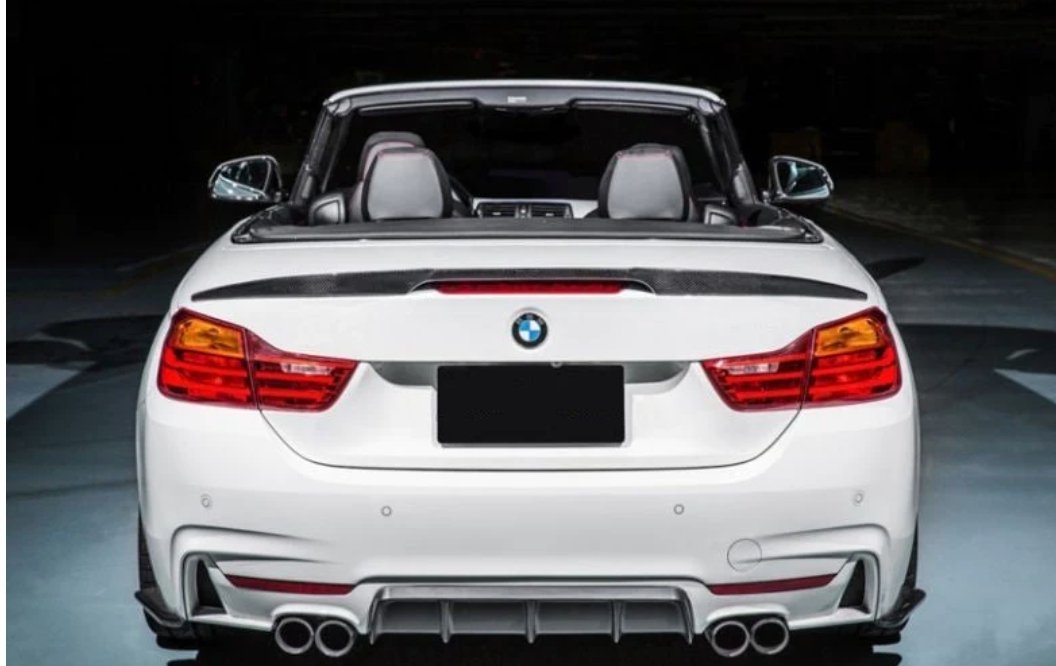 AERO CARBON - 4 SERIES M4 F32 F82 M PERFORMANCE CARBON FIBRE SPOILER ...