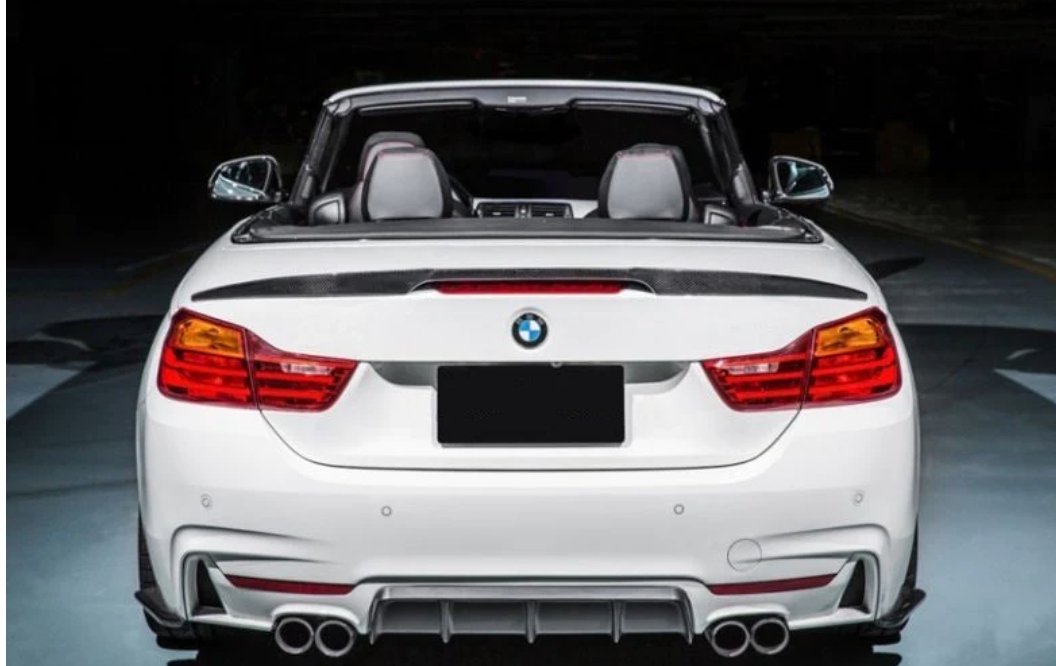 AERO CARBON - 4 SERIES M4 F32 F82 M PERFORMANCE CARBON FIBRE SPOILER - Aero Carbon UK