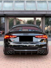 AERO CARBON - AUDI A5 / S5 B9.5 2020+ CARBON REAR DIFFUSER BTX STYLE AERO CARBON