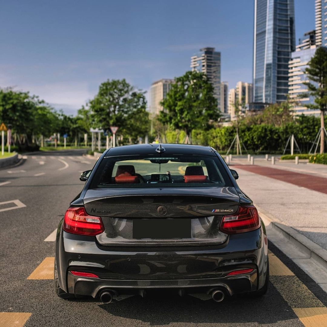 AERO CARBON - BMW 2 SERIES F22 / M2 F87 / M2C F87 DRY CARBON FIBRE REA ...