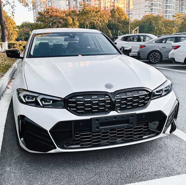 AERO CARBON - BMW 3 SERIES G20 LCI 2023+ GLOSSY BLACK FRONT BUMPER CANARDS - Aero Carbon UK