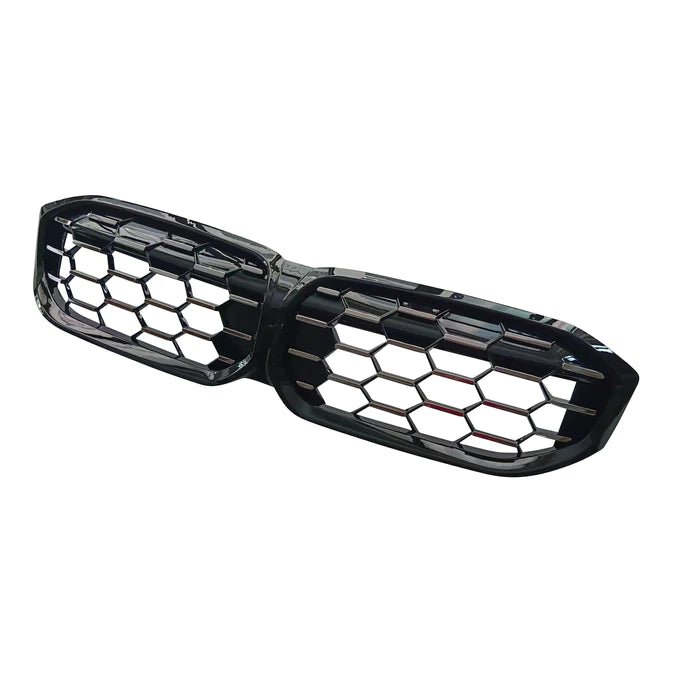 AERO CARBON - BMW 3 SERIES G20 LCI 23+ ABS GLOSS BLACK HONEYCOMB GRILL - Aero Carbon UK