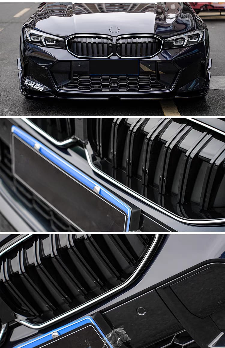 AERO CARBON - BMW 3 SERIES G20 LCI GLOSS BLACK LED GRILL - Aero Carbon UK