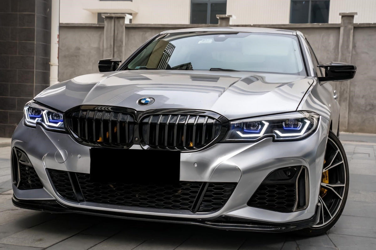 AERO CARBON - BMW 3 SERIES G20 LED FRONT HEADLIGHTS OS STYLE AERO CARBON