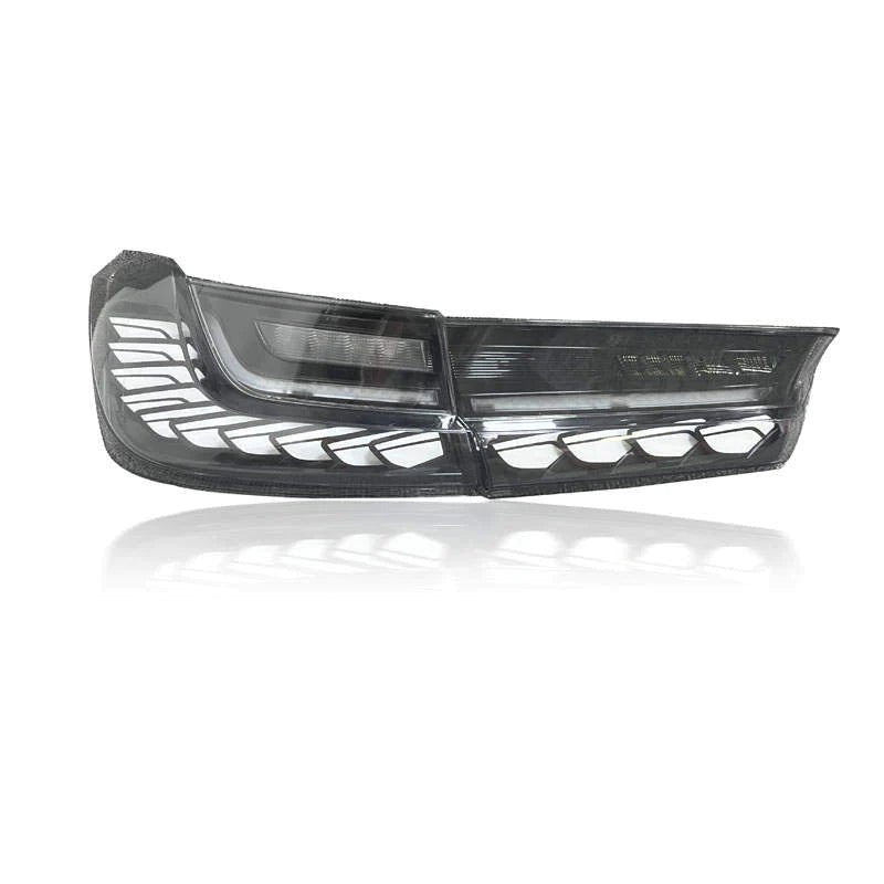 AERO CARBON - BMW 3 SERIES G20 / M3 G80 CLEAR WHITE SEQUENTIAL OLED GTS TAIL LIGHTS - Aero Carbon UK