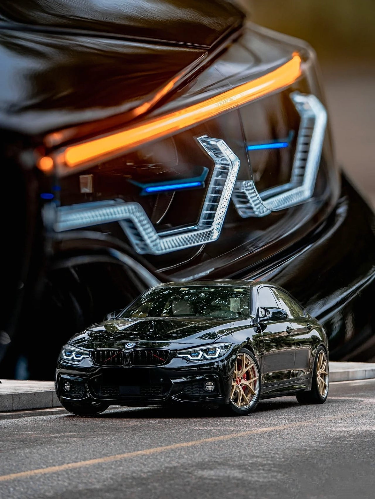 AERO CARBON - BMW 4 SERIES F32 / F36 OSS STYLE HEADLIGHTS - Aero Carbon UK