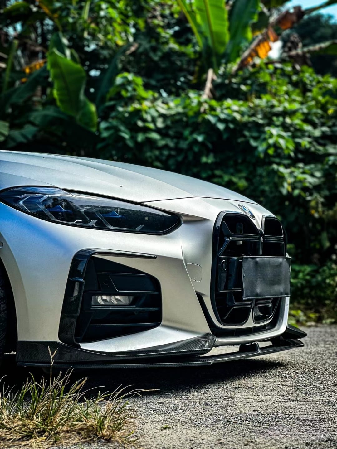 AERO CARBON - BMW 4 SERIES G22 / G23 CARBON FIBRE FRONT LIP AC STYLE - Aero Carbon UK