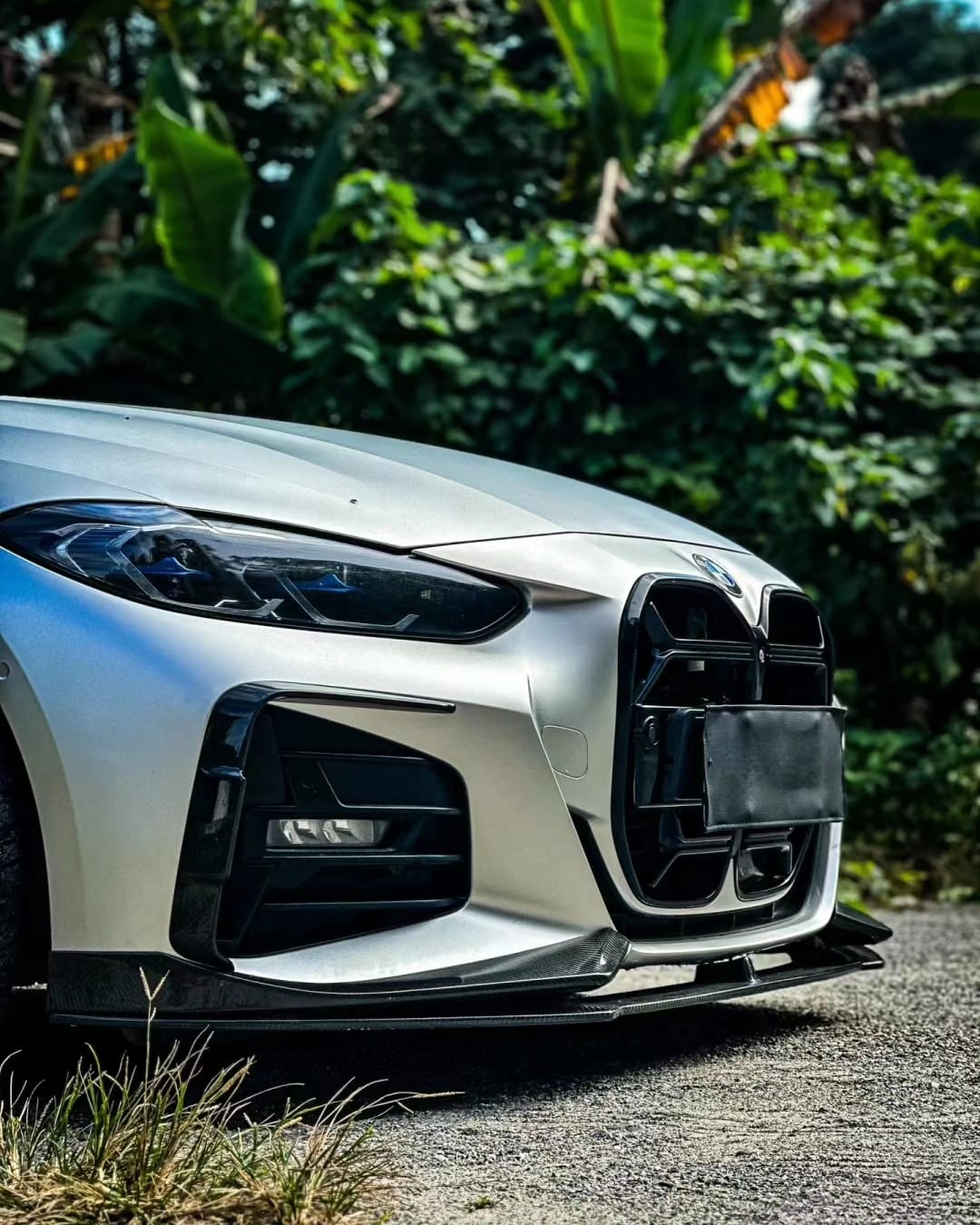 AERO CARBON - BMW 4 SERIES G22 / G23 CARBON FIBRE FRONT LIP AC STYLE - Aero Carbon UK