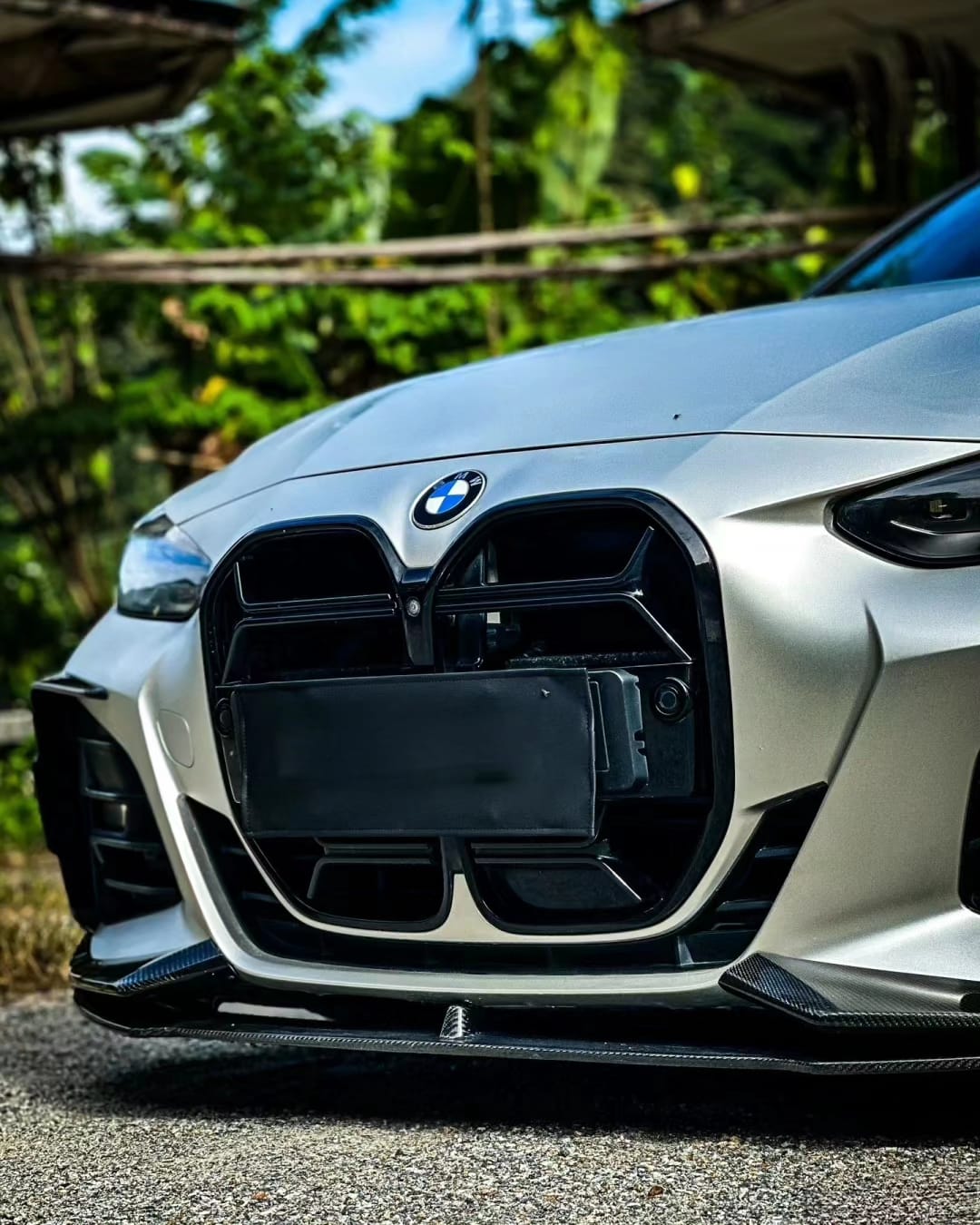 AERO CARBON - BMW 4 SERIES G22 / G23 CARBON FIBRE FRONT LIP AC STYLE - Aero Carbon UK