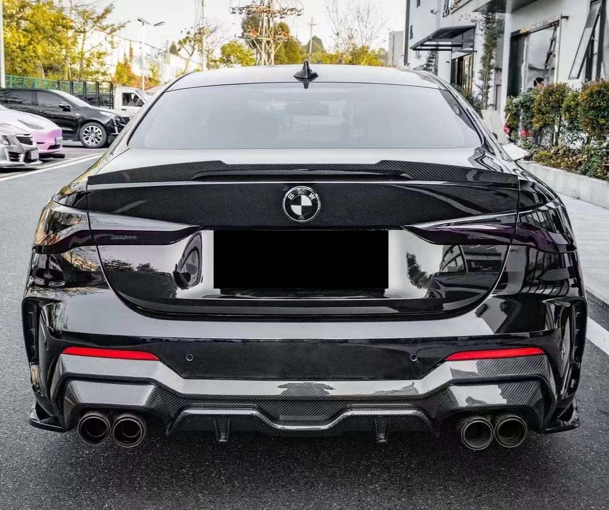 AERO CARBON - BMW 4 SERIES G22 / G23 CARBON REAR DIFFUSER CX STYLE AERO CARBON