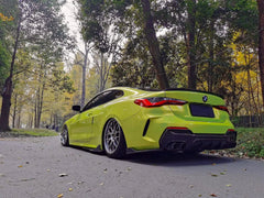 AERO CARBON - BMW 4 SERIES G22 TK STYLE CARBON REAR DIFFUSER AERO CARBON