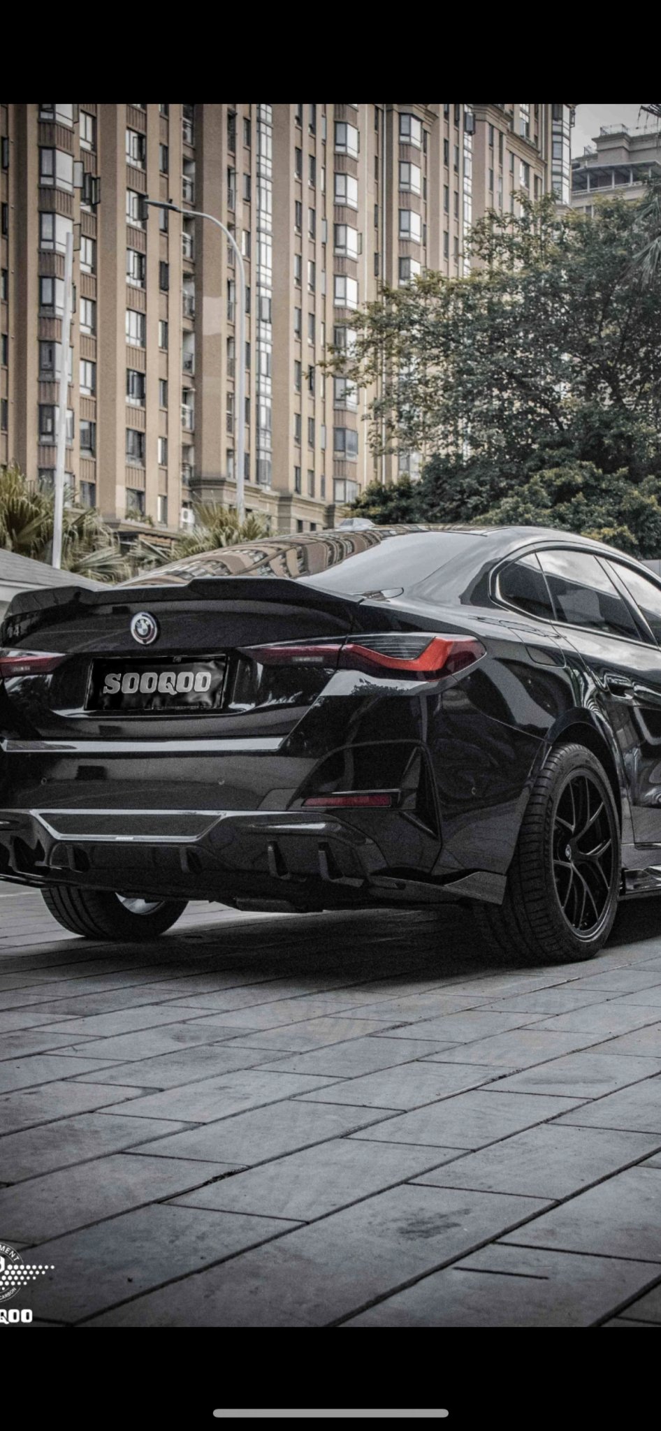 AERO CARBON - BMW 4 SERIES I4 G26 DRY CARBON FIBRE REAR WINGLETS - Aero Carbon UK